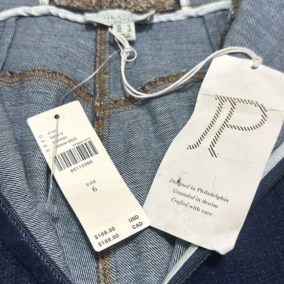 Pilcro by Anthropologie Modern Sportsuit romper denim jumpsuit size 6 women’s - Picture 12 of 16